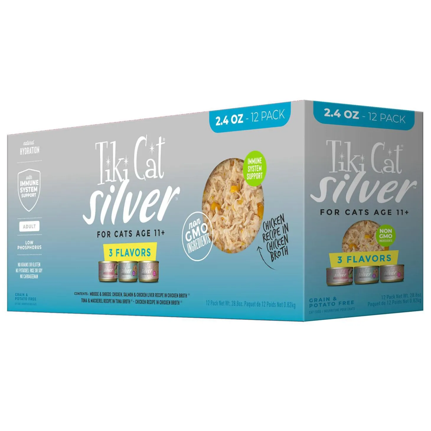 Silver Variety Pack Senior Cat Food