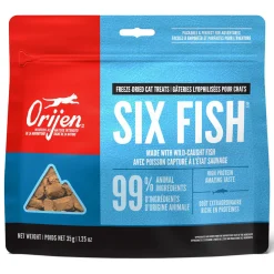 Six Fish Freeze-Dried Cat Treats
