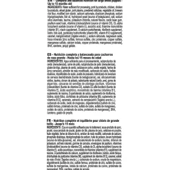 Size Health Nutrition Chunks in Gravy Large Puppy Dog Food