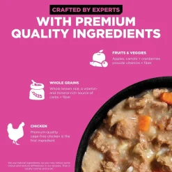 Skin + Coat Care Minced Chicken With Grains Recipe Cat Food