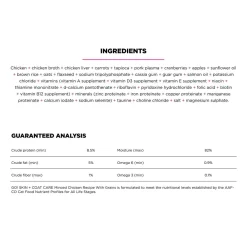 Skin + Coat Care Minced Chicken With Grains Recipe Cat Food