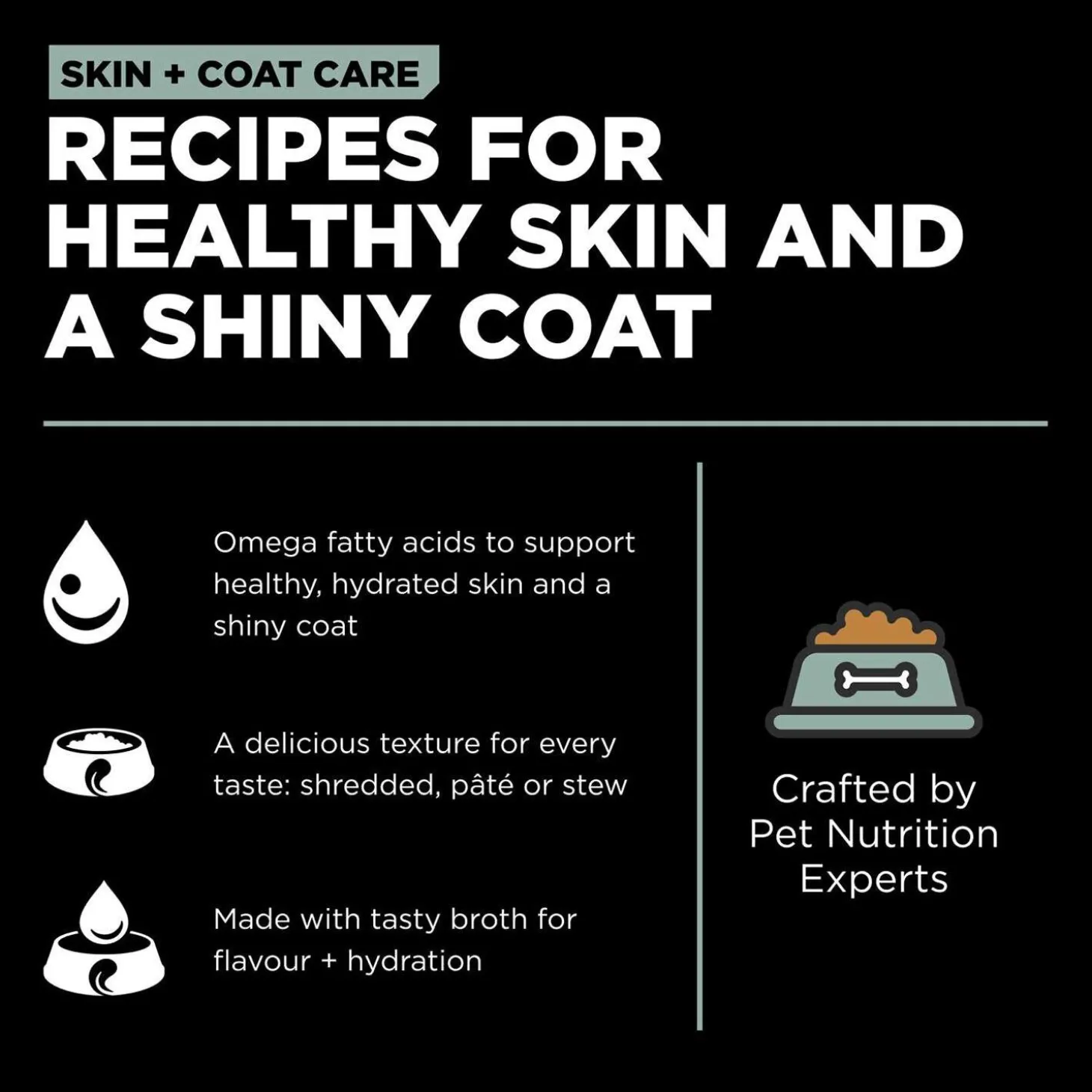 Skin + Coat Care Turkey + Salmon Pate Recipe Dog Food