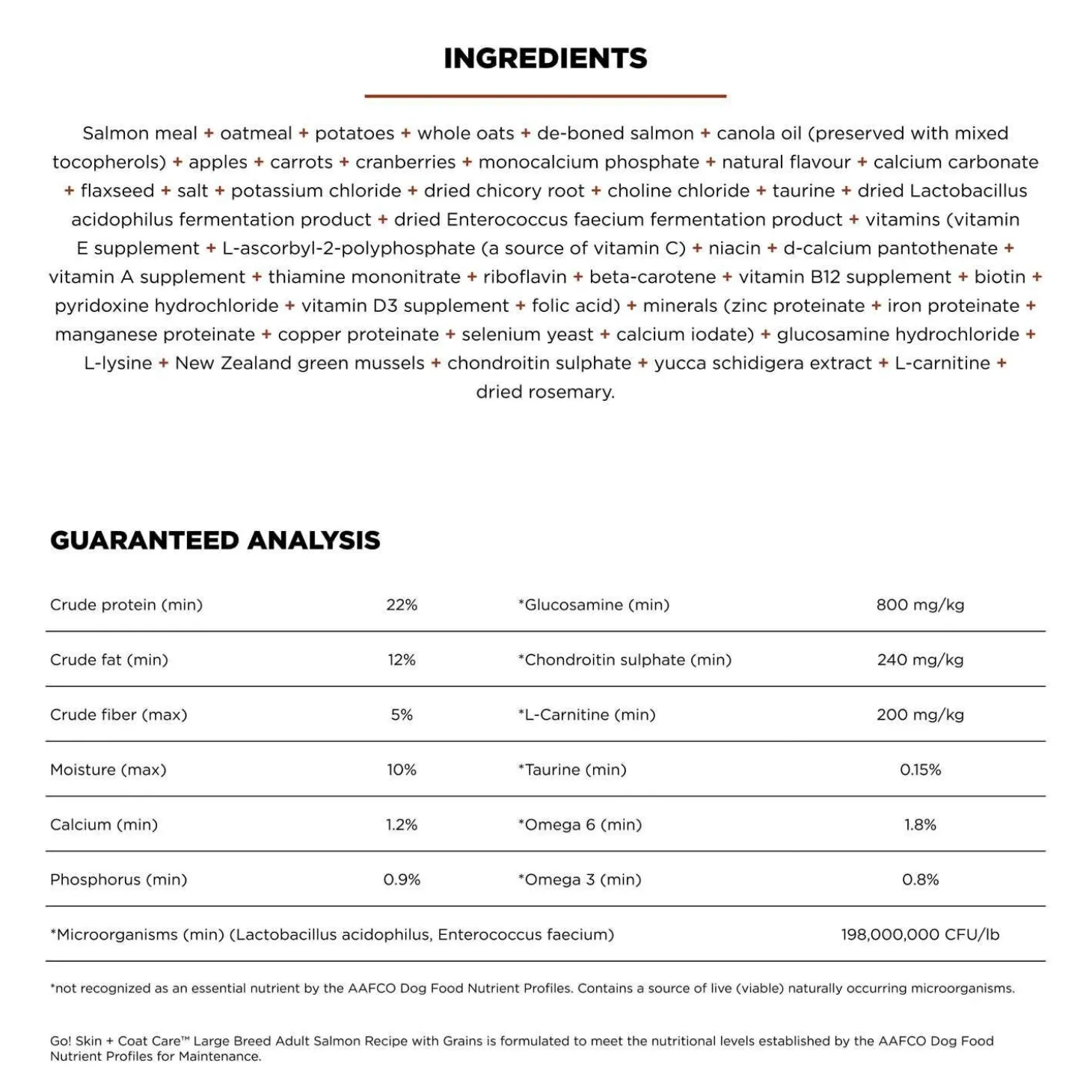 Skin + Coat Salmon With Grains Recipe Large Breed Adult Dog Food