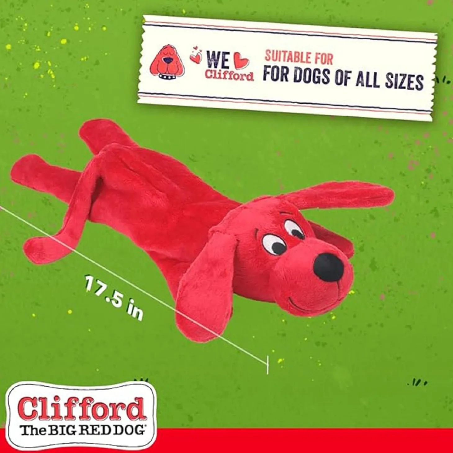 Skinny Furry Friend Plush Dog Toy