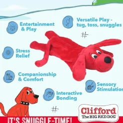 Skinny Furry Friend Plush Dog Toy