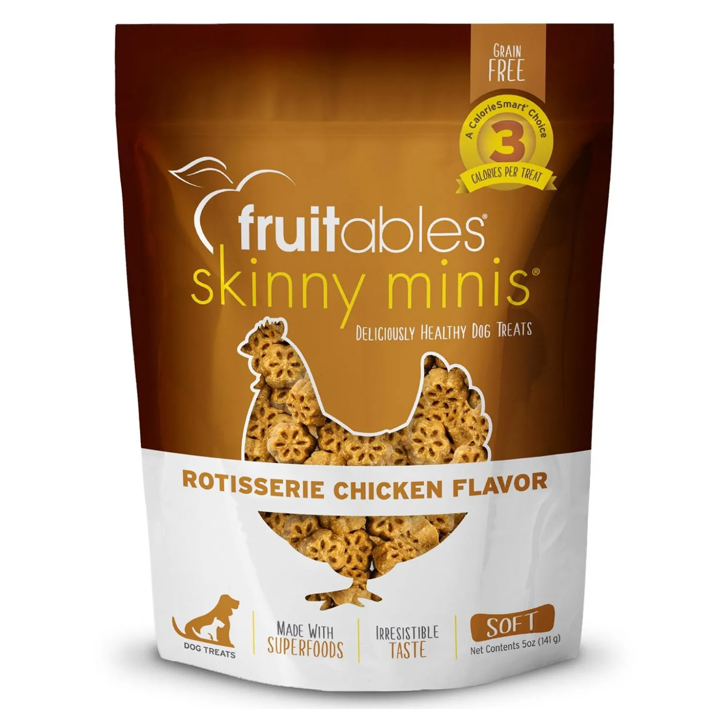 Skinny Minis Soft Rotisserie Chicken Flavour Dog Treats