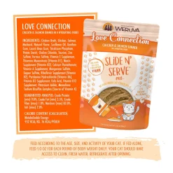 Slide N' Serve Pate Love Connection Chicken & Salmon Dinner Cat Food
