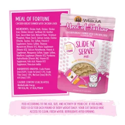 Slide N' Serve Pate Meal of Fortune Chicken Breast Dinner with Chicken Liver Cat Food