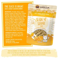 Slide N' Serve Pate The Slice is Right Wild Caught Salmon Dinner Cat Food