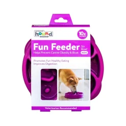 Slo-Bowl Mini Flower Purple Slow Feeder
