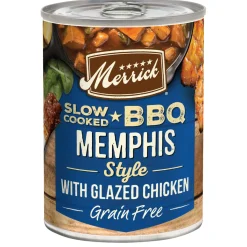 Slow Cooked BBQ Memphis Style with Glazed Chicken Adult Dog Food