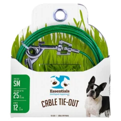 Small Dog Green Cable Tie-Out
