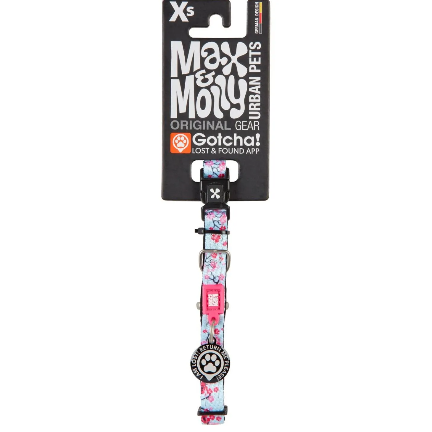 SMART ID Cherry Bloom Dog Collar