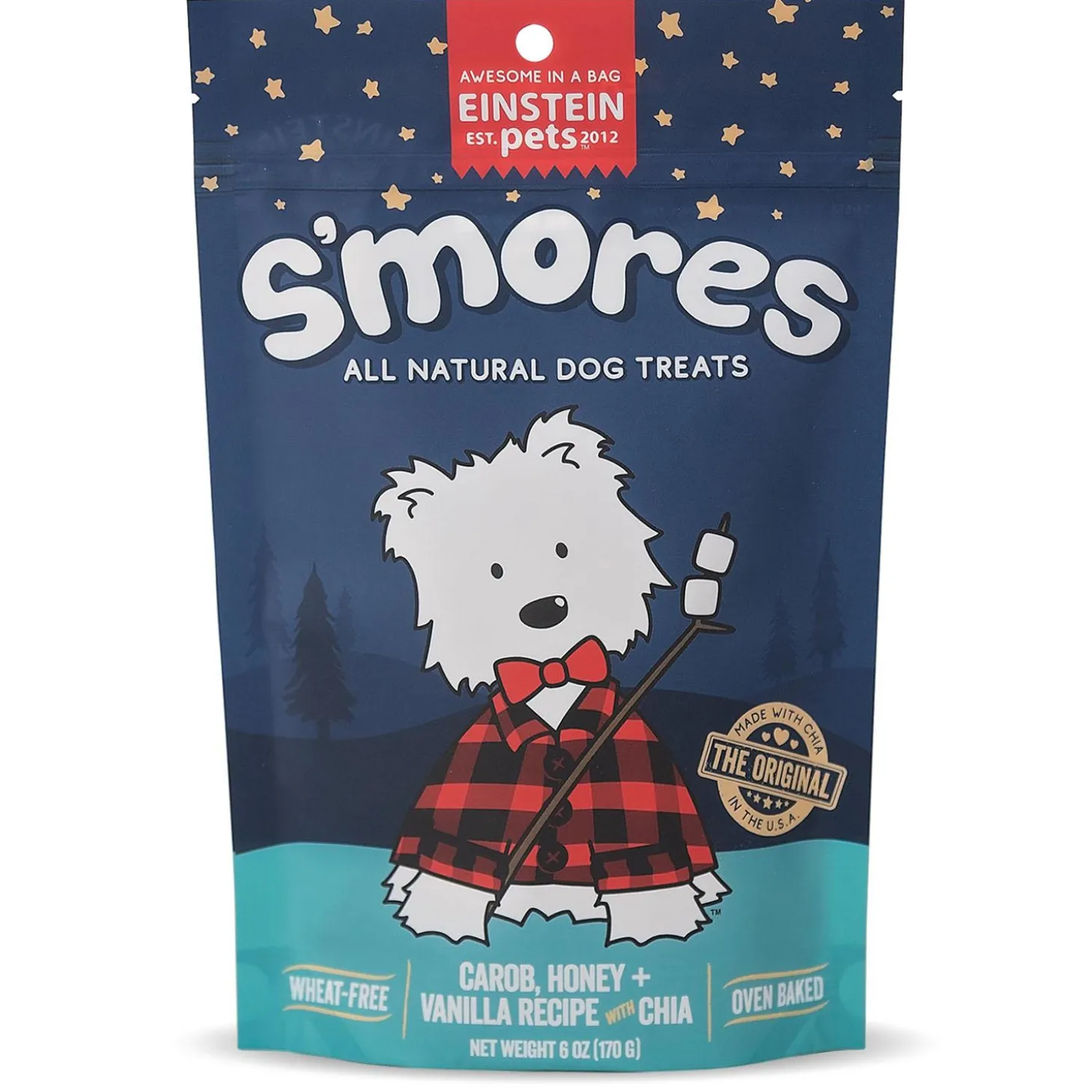 S'mores Carob Honey + Vanilla with Chia Recipe Dog Treats