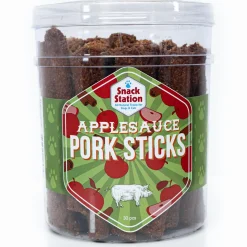 Snack Station Applesauce Pork Sticks Dog Treats