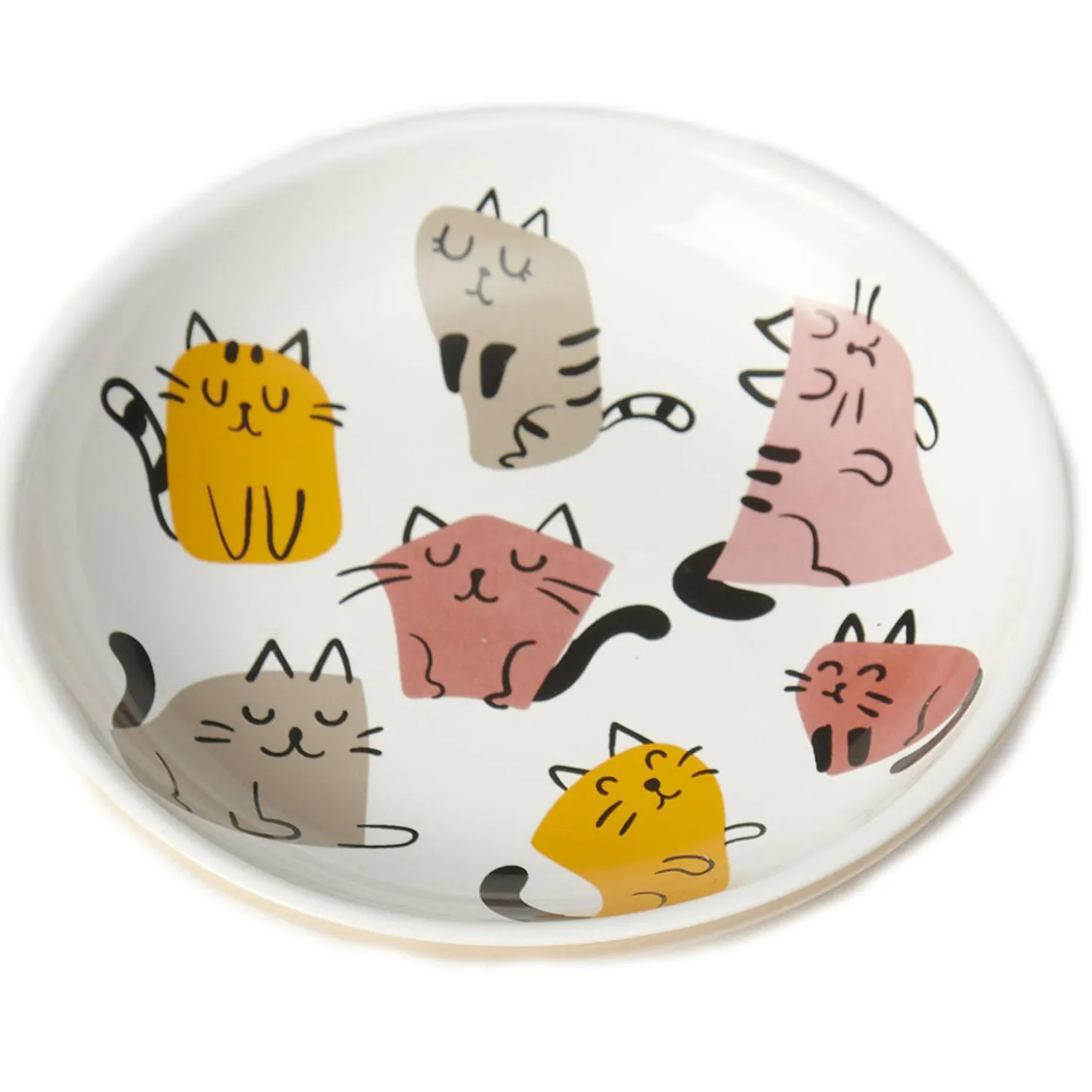 Snobby Cats Stoneware Saucer