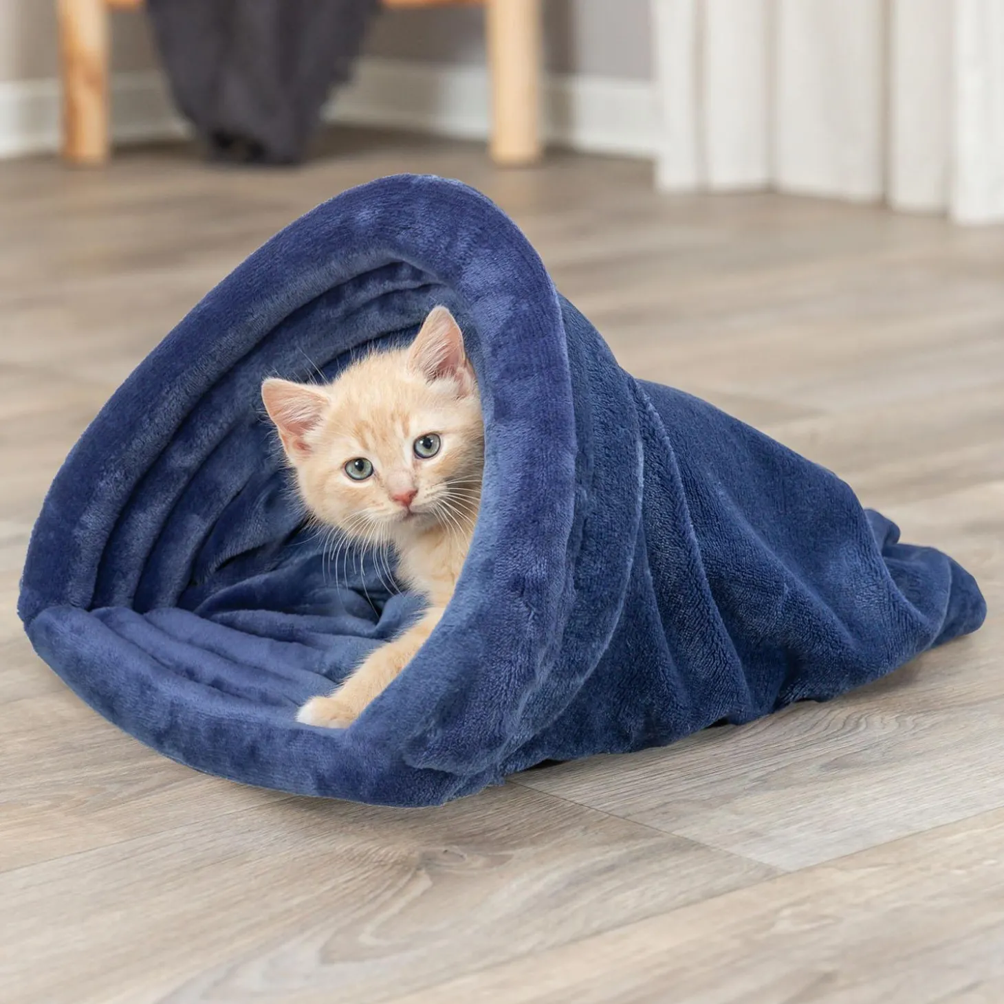 Soft Chalet Navy Bed