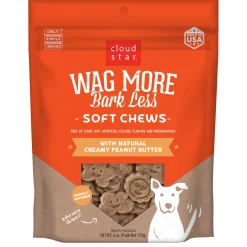 Soft Chews with Natural Creamy Peanut Butter Dog Treats