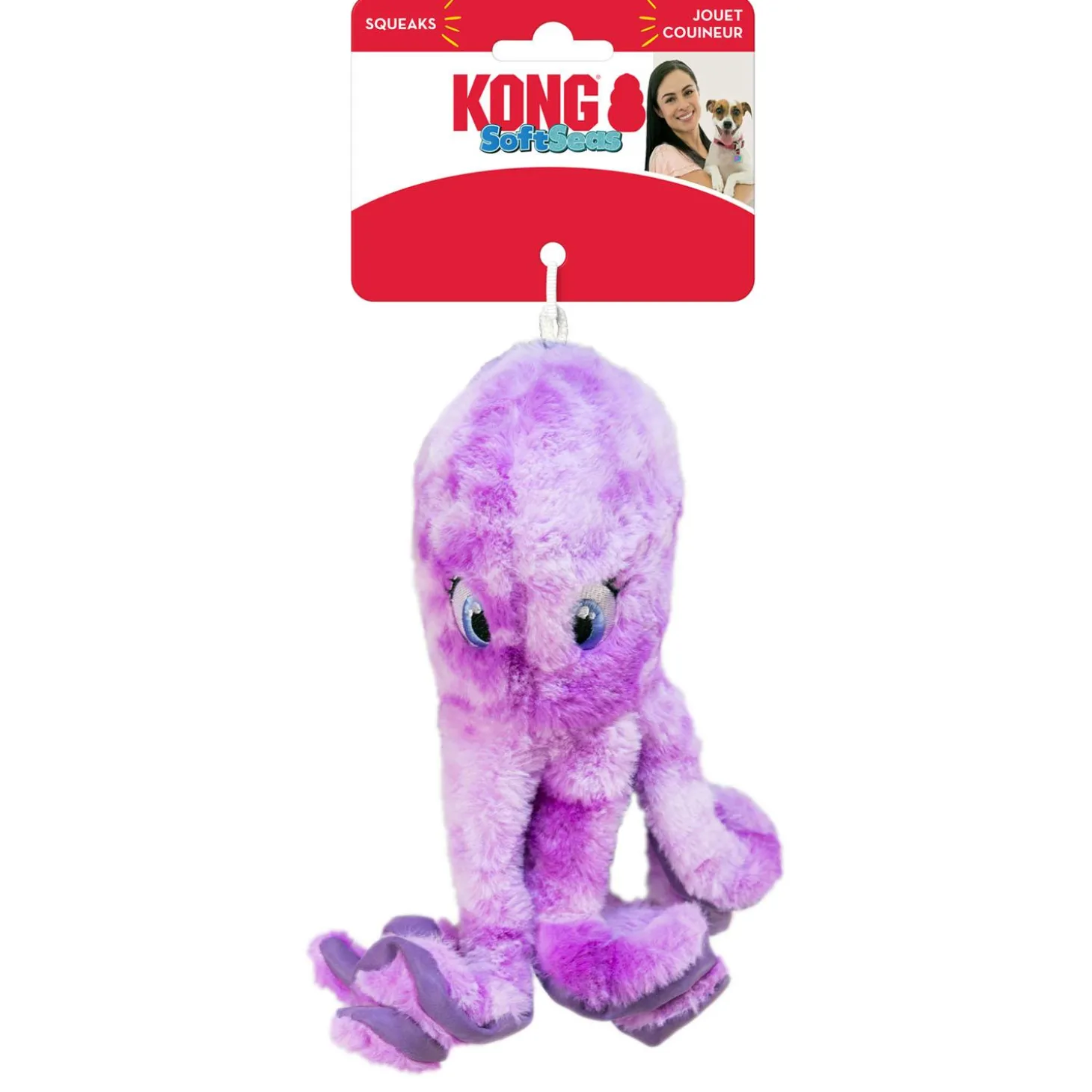 SoftSeas Octopus Dog Toy