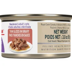 Spayed/Neutered Thin Slices In Gravy Cat Food