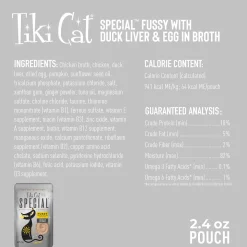 Special FUSSY with Duck Liver & Egg in Broth Cat Food