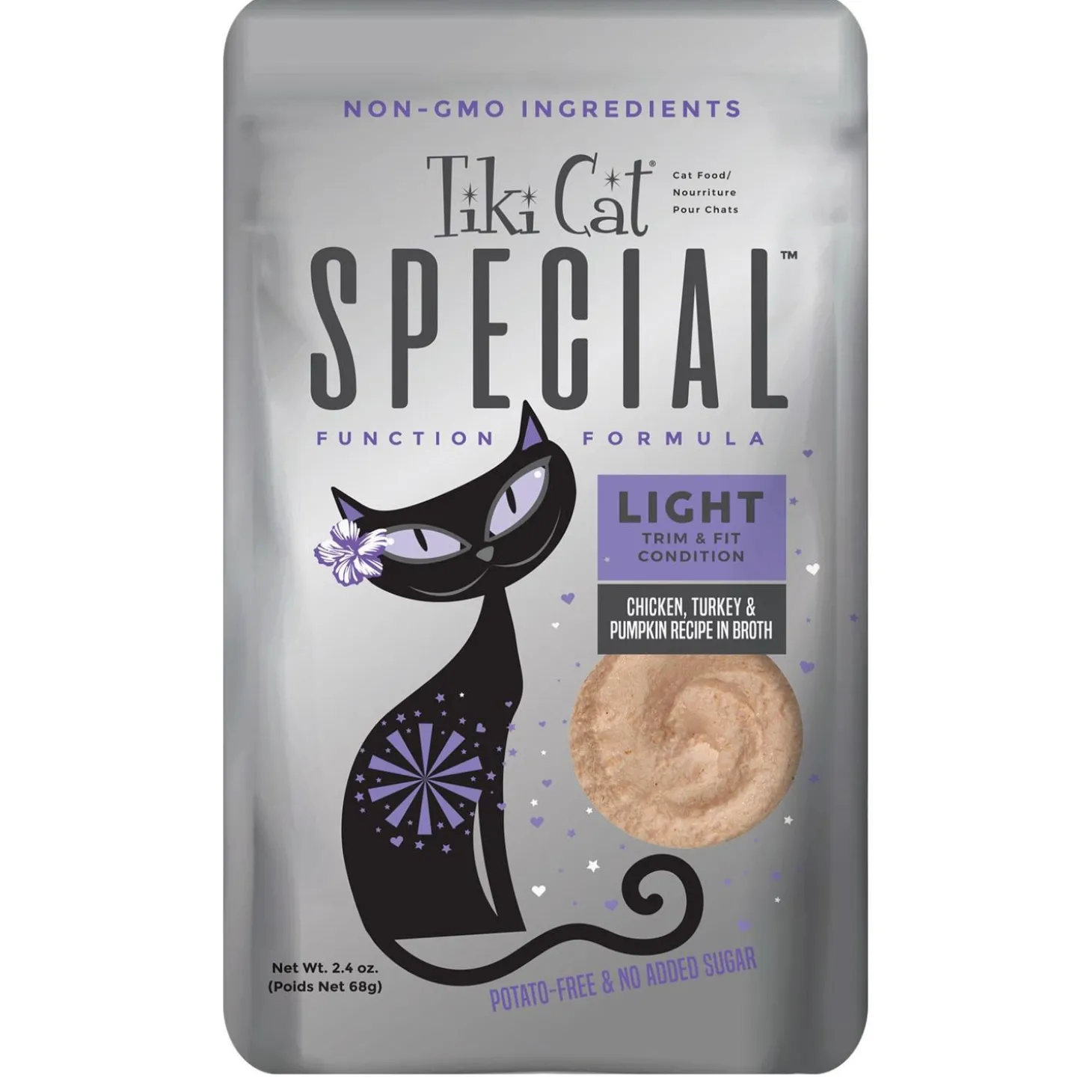 Special LIGHT Chicken, Turkey & Pumpkin Recipe in Broth Cat Food