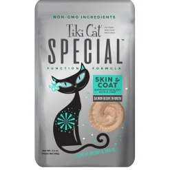 Special Skin & Coat Salmon Recipe in Broth Cat Food