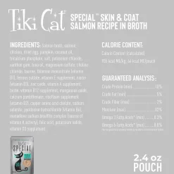 Special Skin & Coat Salmon Recipe in Broth Cat Food