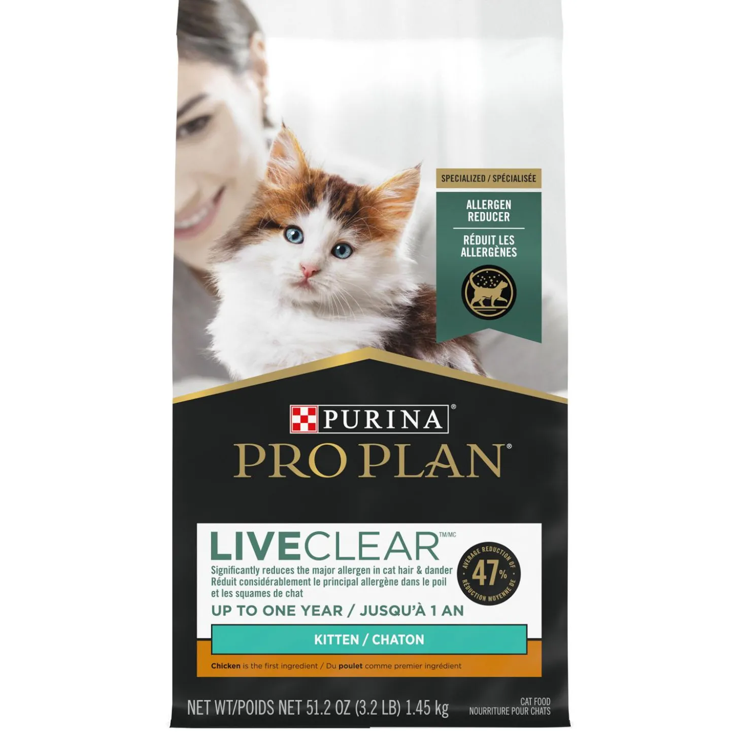 Specialized LiveClear Chicken & Rice Formula Kitten Cat Food