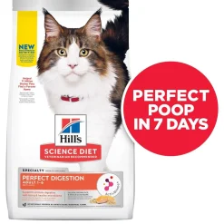 Specialty Perfect Digestion Salmon, Brown Rice & Whole Oats Recipe Adult Cat Food