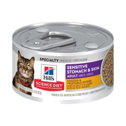 Specialty Sensitive Stomach & Skin Chicken & Vegetable Entree Adult Cat Food