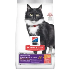 Specialty Sensitive Stomach & Skin Grain Free Salmon & Yellow Peas Recipe Adult Cat Food