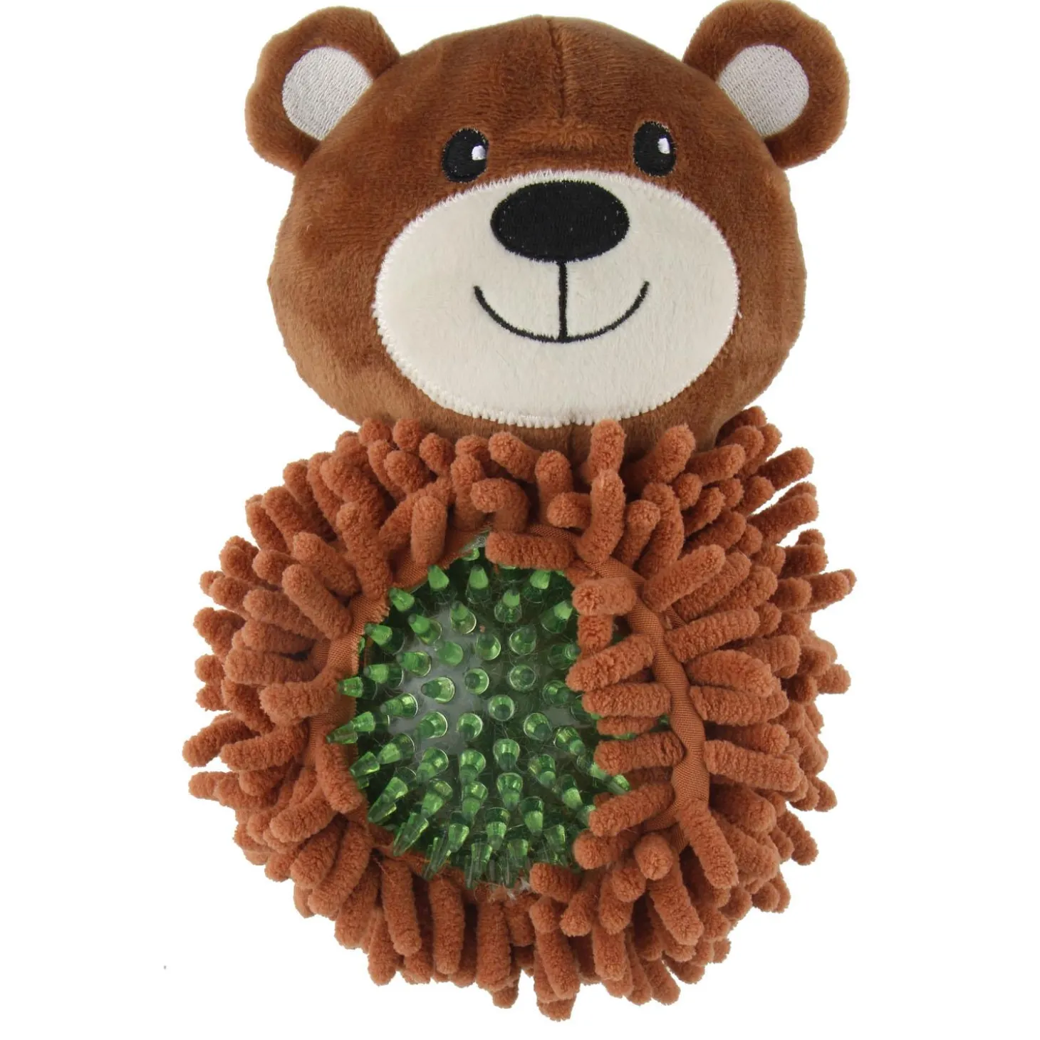 Spikey Bear Ball Dog Toy