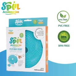 Spin Accessories Medium Level Blue Flying Disc Lick Mat