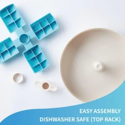 Spin Easy Level Blue Windmill Interactive Slow Feeder