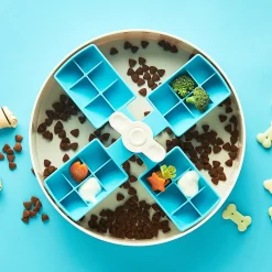 Spin Easy Level Blue Windmill Interactive Slow Feeder