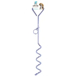 Spiral Tie-Out Stake 18in