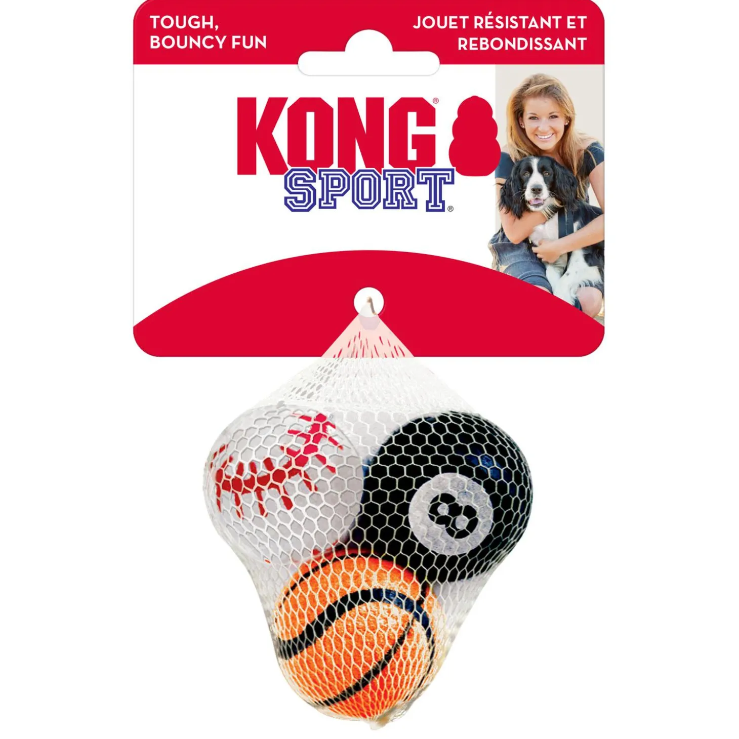 Sport Balls 3 Pack Dog Toys