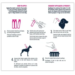 Squeez-On Flea Tick & Mosquito Control for Dogs up to 15kg