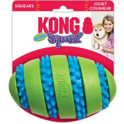 Squeezz Goomz Football Dog Toy