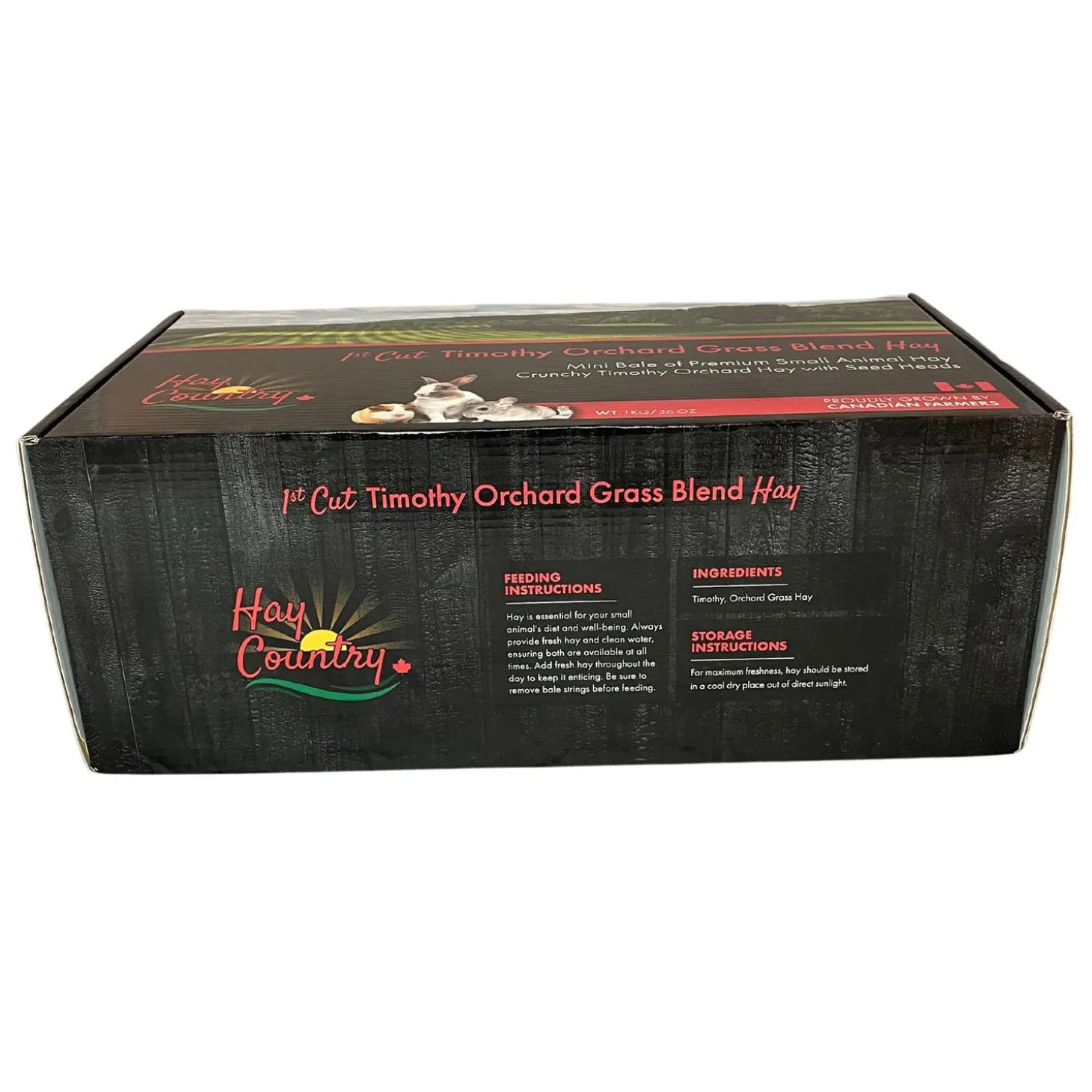 1st Cut Timothy Orchard Grass Mini Bale Small Animal Hay