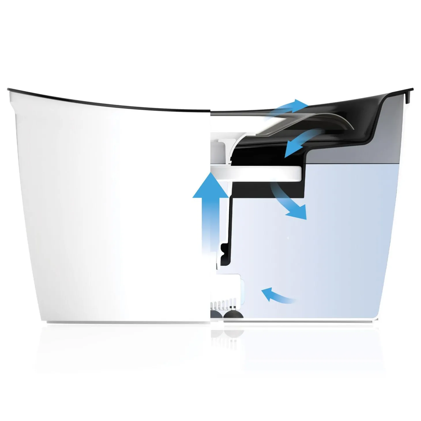 Stainless Steel Cascade Pet Fountain