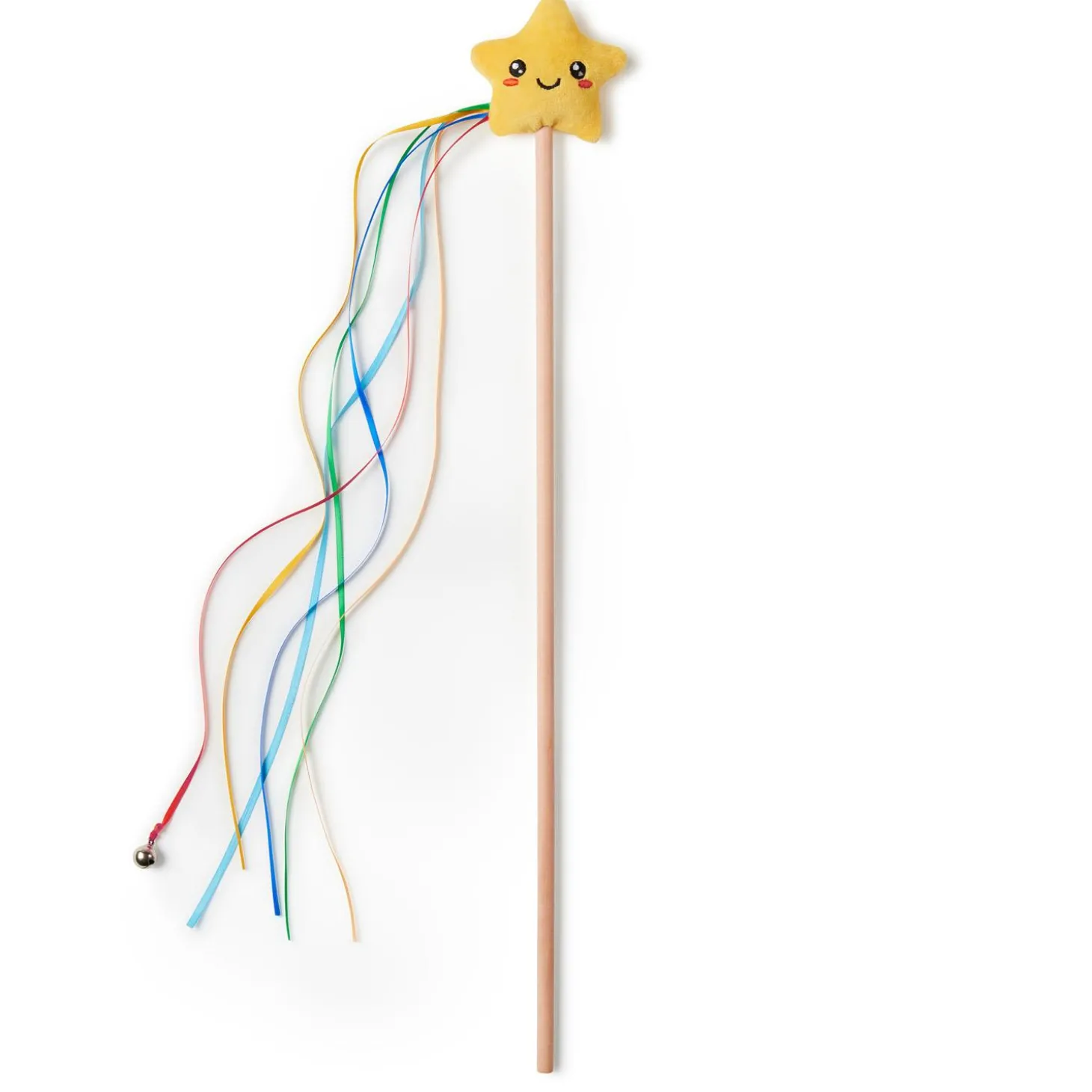 Star Ribbon Teaser Wand Cat Toy