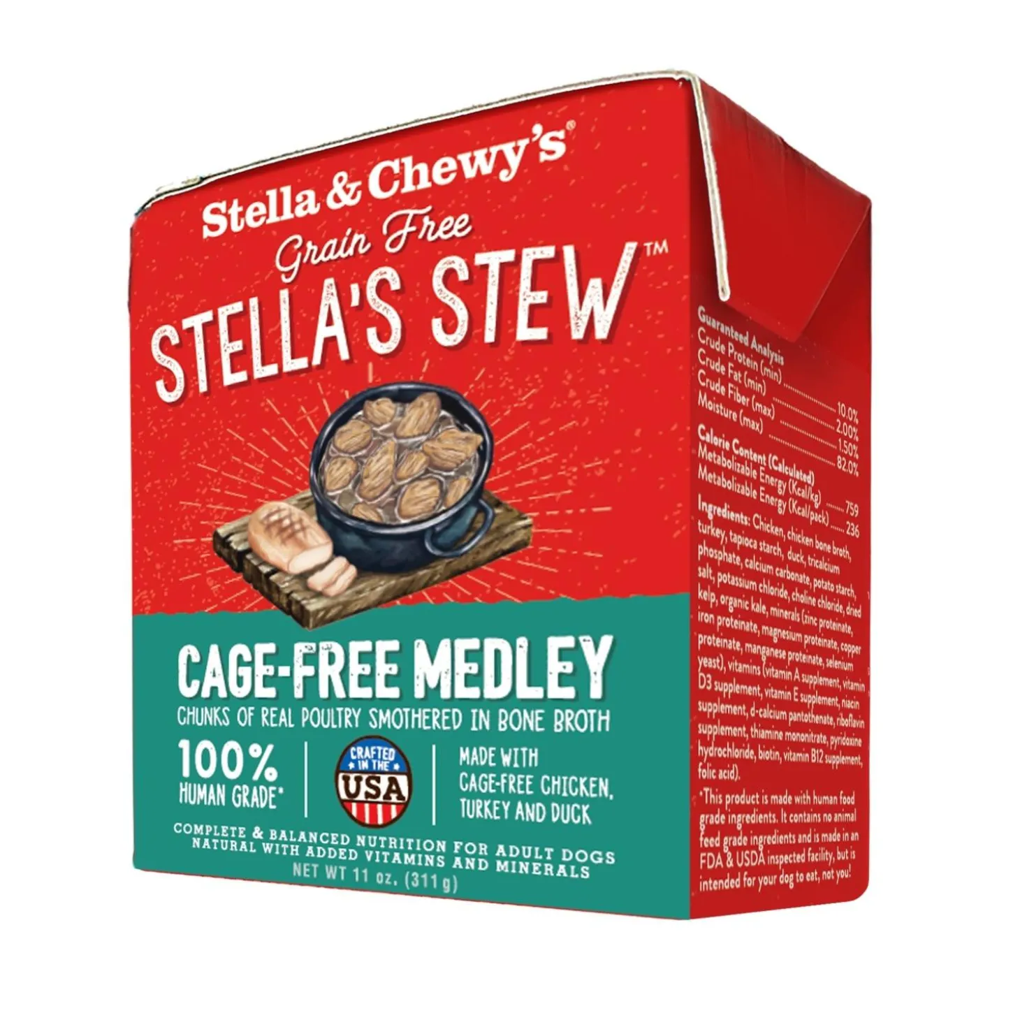 Stella's Stew Cage-Free Medley Adult Dog Food