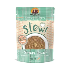 Stew! Simmer Down Turkey, Chicken & Salmon Dinner Cat Food