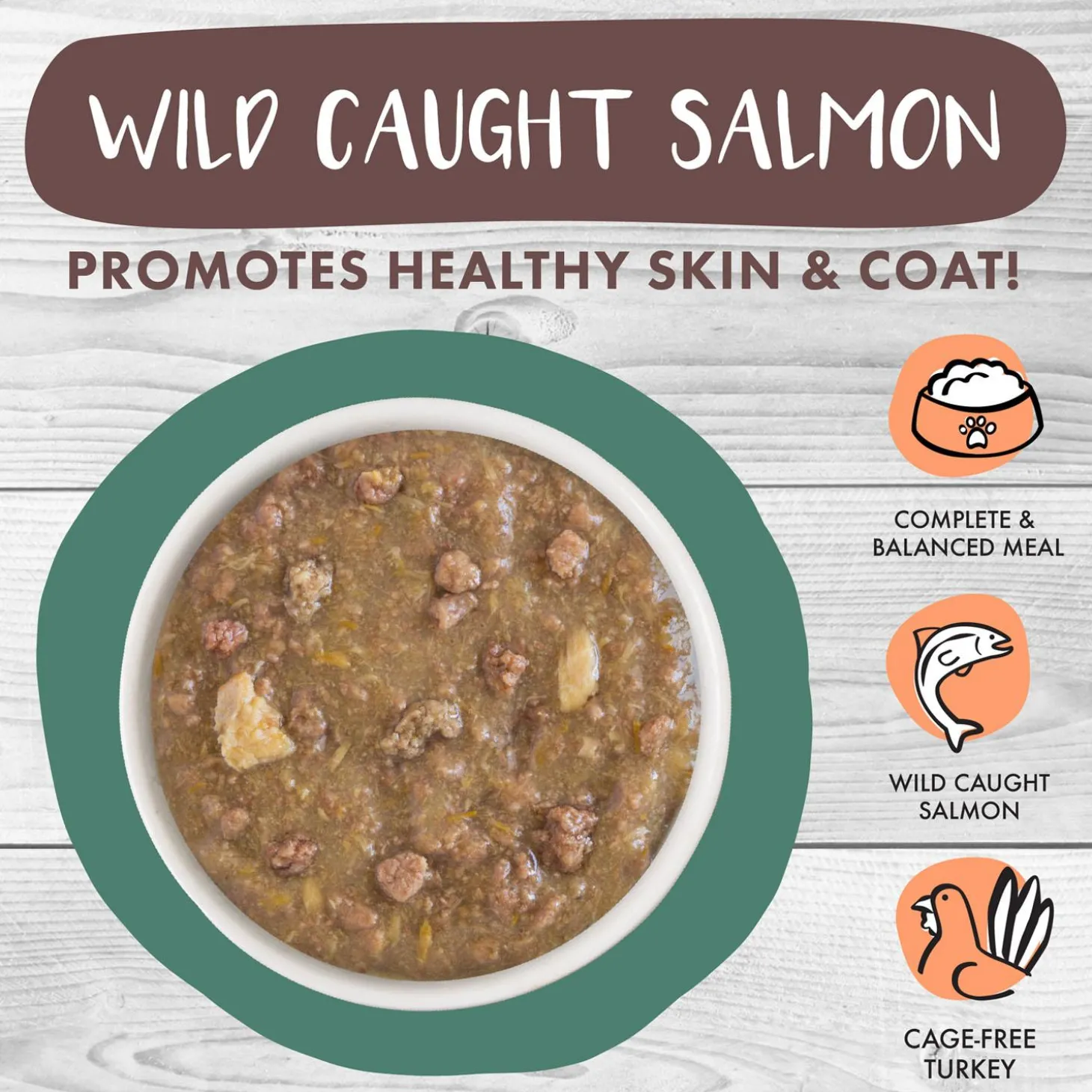 Stew! Simmer Down Turkey, Chicken & Salmon Dinner Cat Food