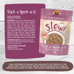 Stew! Stick a Spork in It Duck & Salmon Dinner Cat Food
