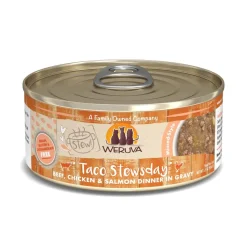 Stew! Taco Stewsday Beef, Chicken & Salmon Dinner Cat Food