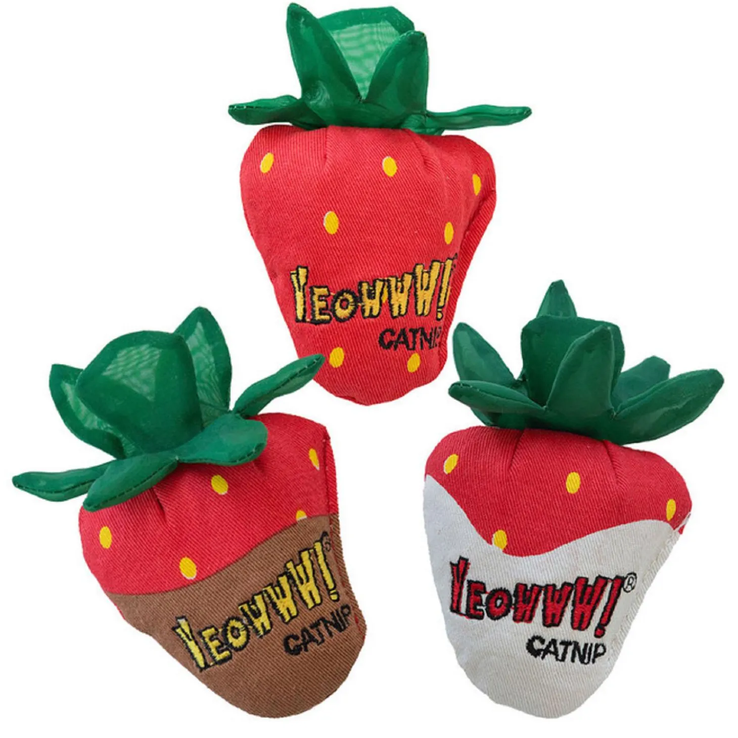 Strawberries Catnip Cat Toys