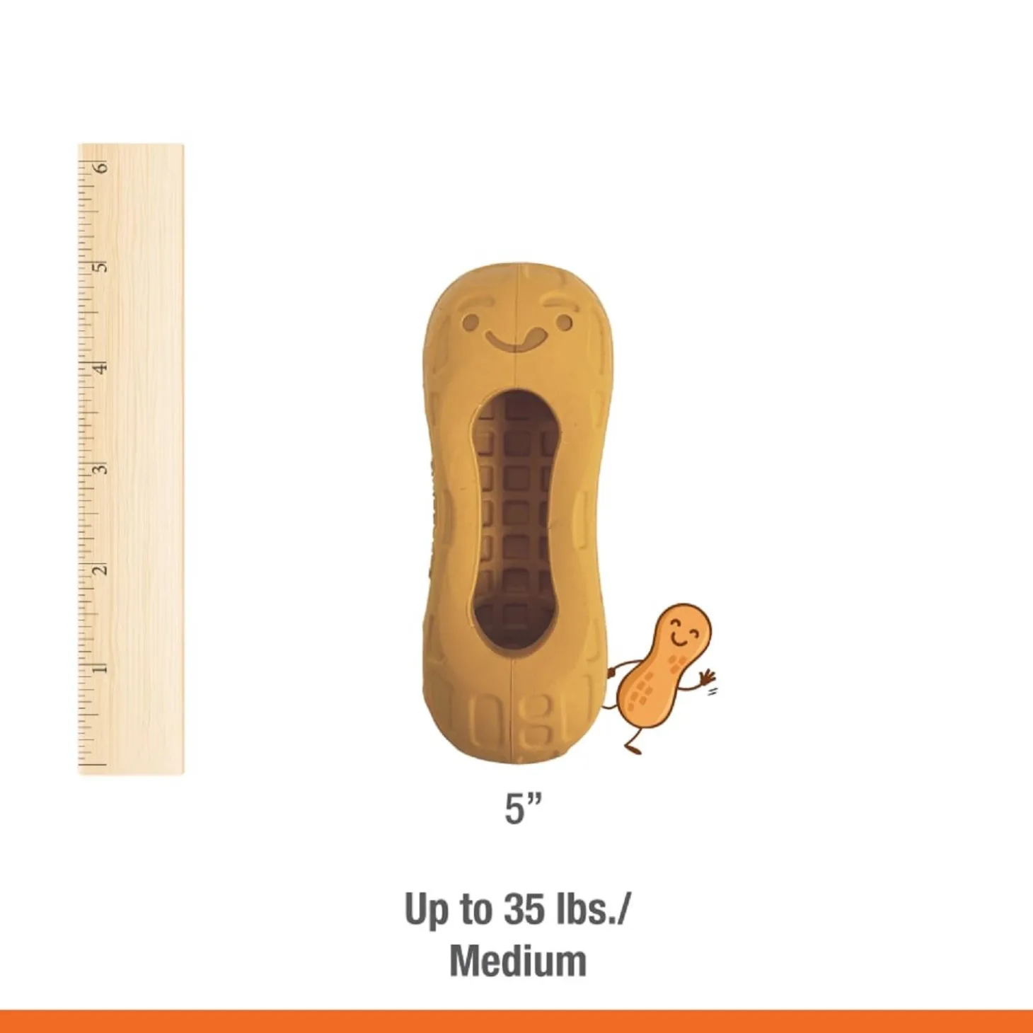 Strong Chew Peanut Butter Flavour Dog Toy
